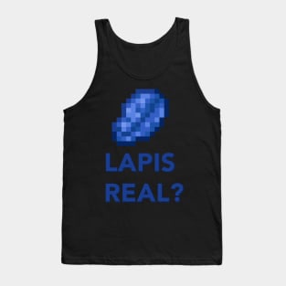 Lapis Real? blue Tank Top